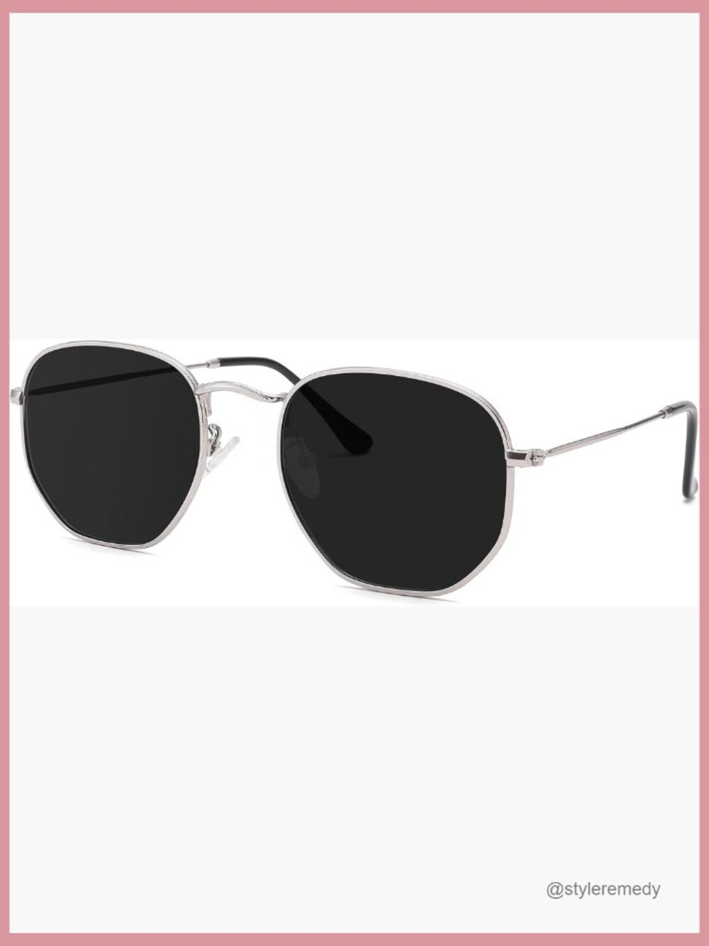 Polarized Hexagon Sunglasses Metal Frame UV Protection Driving Outdoor